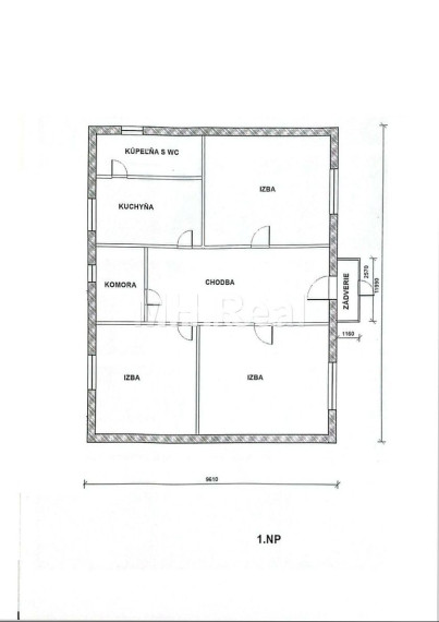 VAJKOVCE - 3 izbový RD v pôvodnom stave iba 10 km od Košíc