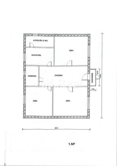 VAJKOVCE - 3 izbový rodinný dom iba 10 km od Košíc
