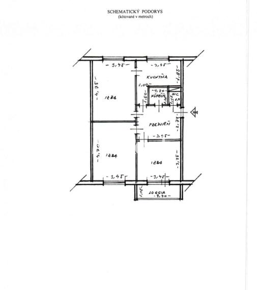 Rezervovaný - RUŽÍNSKA ul. - Terasa 3 izbový byt 64,40 m² Vyhľadávaná lokalita