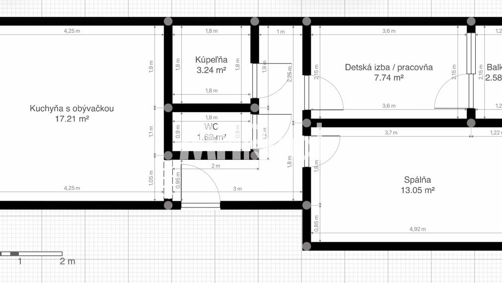 JASUSCHOVA - síd. KVP novo zrekonštruovaný byt Vyhľadávaná lokalita