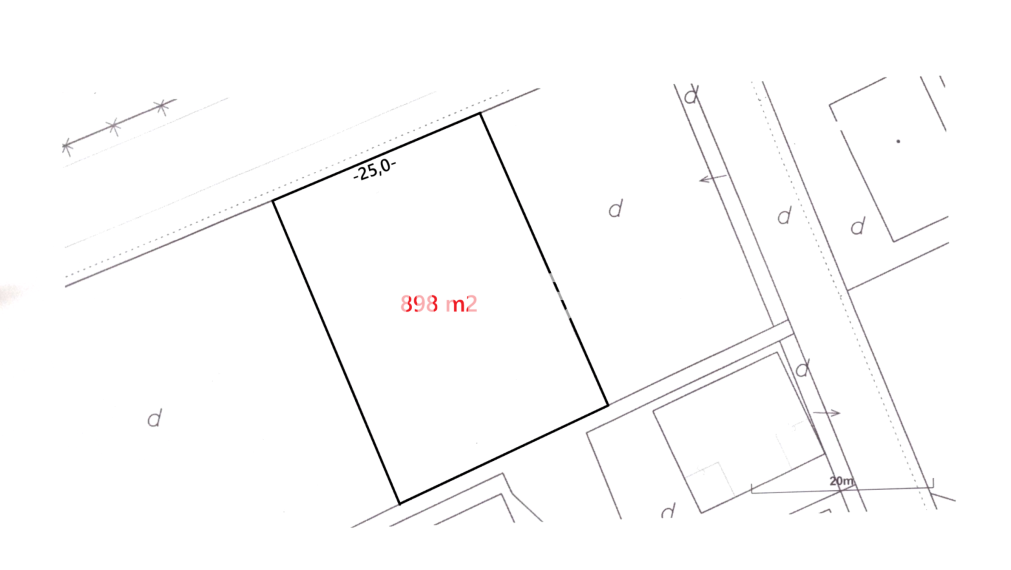 VAJKOVCE - pekný stavebný pozemok o výmere 898 m²