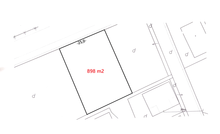 VAJKOVCE - pekný stavebný pozemok o výmere 898 m² - fotografia 3
